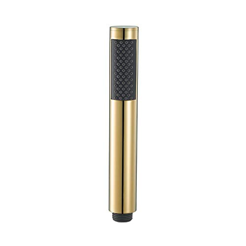Duschkopf Hochdruck Wassersparend Handbrause Messing Duschbrause Universal Brausekopf für Baden und Spa, G1 / 2 '' Verbinden,Zirconium Gold von GLYYR