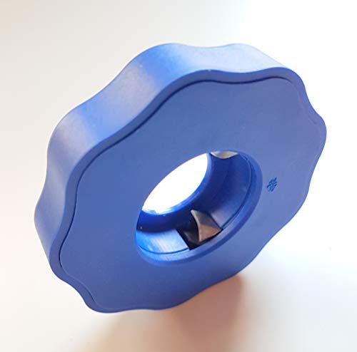 GLZ-Innovation GmbH EasyDrehFix Flaschenöffner Aufschraubhilfe Öffnungshilfe Senioren(Blau) von GLZ-Innovation GmbH