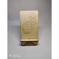 Holz Handyhalter Handyständer Smartphone Halter Holz Handyhalter Handyständer Smartphone Halter von GLaserTechnik