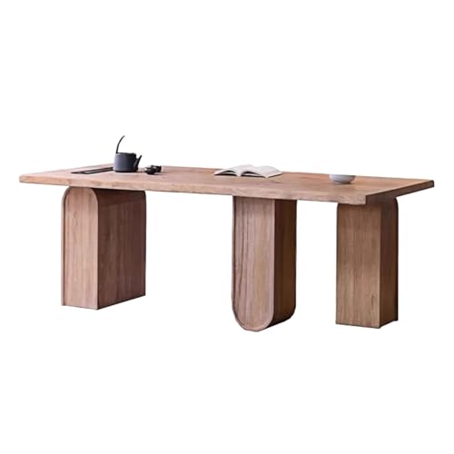 Arbeitszimmer 78" Großer Schreibtisch for Zuhause, Arbeitszimmer, rechteckig, Esstisch aus Massivholz, Konferenztisch, Eschenholz Büro Arbeitszimmer 78" Großer Schreibtisch for Zuhause, Arbeitszimmer, rechteckig, Esstisch aus Massivholz, Konferenztisch, Eschenholz Büro von GLigeT