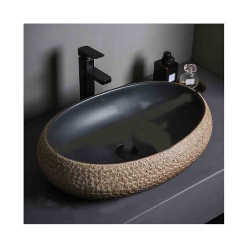 Aufsatzwaschbecken Minimalistisches Oval Waschbecken Große Größe Keramik Waschbecken für Badezimmer Waschbecken Badezimmer Waschbecken Aufsatzwaschbecken Minimalistisches Oval Waschbecken Große Größe Keramik Waschbecken für Badezimmer Waschbecken Badezimmer Waschbecken von GLigeT