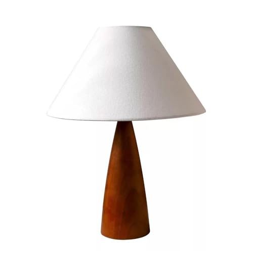 Büro Tischlampe aus Holz, Nachttischlampe für Schlafzimmer, Retro-Atmosphäre Beleuchtung von GLigeT