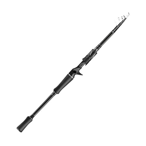 GLigeT Angelruten Harte Carbon Fiber Angelrute Ultraleicht Teleskop Stange 1,8 M 2,1 M 2,4 M 2,7 M Casting Karpfen Angelrute Teleskop Angelrute(2.7m) von GLigeT