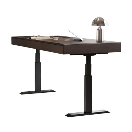 GLigeT Arbeitszimmer Höhenverstellbarer elektrischer Schreibtisch, Sitz-Steh-Schreibtisch, moderner anhebbarer Steh-PC-Arbeitsplatz for das Home Office Büro(M) von GLigeT