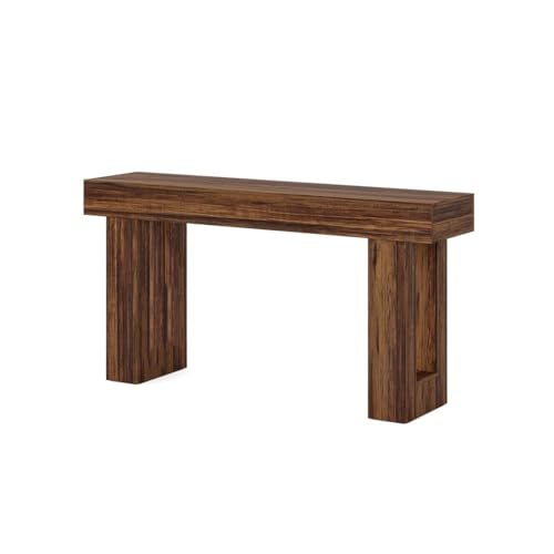 GLigeT Flurtisch 63 Zoll Langer Konsolentisch, schmaler Eingangstisch im Landhausstil for den Eingangsbereich Eingangstisch(Bruin) von GLigeT