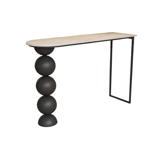 GLigeT Hoher Tisch, hoch, modern und einfach, für Freizeit, ideal für Wohnzimmer oder Zuhause, Küchentisch (XXL) von GLigeT