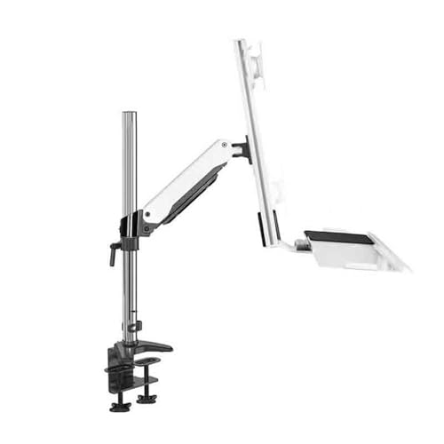 GLigeT Monitor Tischhalterung Einzelarm-Einzelbildschirm mit einfachem Tablett, Monitorständer mit Schreibtischklemmung, geeignet for 15-27-Zoll-Bildschirme Monitor Halterung GLigeT Monitor Tischhalterung Einzelarm-Einzelbildschirm mit einfachem Tablett, Monitorständer mit Schreibtischklemmung, geeignet for 15-27-Zoll-Bildschirme Monitor Halterung von GLigeT