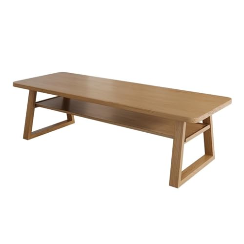 GLigeT Schreibtisch Moderner Schreibtisch aus Holz, rechteckiger Konferenztisch-Esstisch mit abnehmbaren Regalen for das Wohnzimmer im Home Office Officetisch(L) von GLigeT