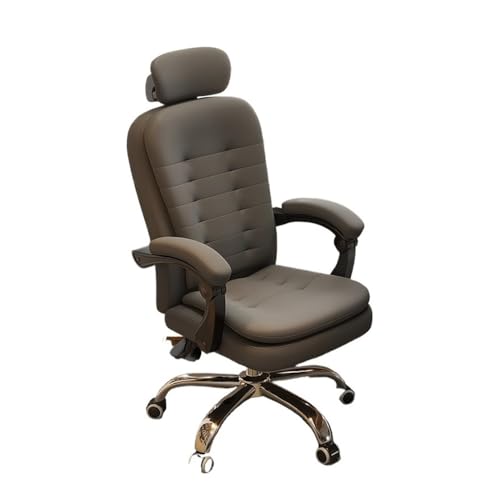 GLigeT Schreibtischstuh Bequemer Bürostuhl for langes Sitzen, Liegestuhl for den Heimgebrauch, Chefsessel, Schreibtischstuhl, drehbare Rückenlehne Bürostuhl Ergonomischer von GLigeT