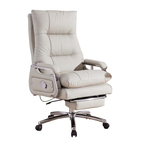 GLigeT Schreibtischstuh Hochwertiger Bürostuhl aus Leder for das Arbeitszimmer und den Arbeitsplatz zu Hause. Bequemer Chefschreibtischstuhl Bürostuhl Ergonomischer GLigeT Schreibtischstuh Hochwertiger Bürostuhl aus Leder for das Arbeitszimmer und den Arbeitsplatz zu Hause. Bequemer Chefschreibtischstuhl Bürostuhl Ergonomischer von GLigeT