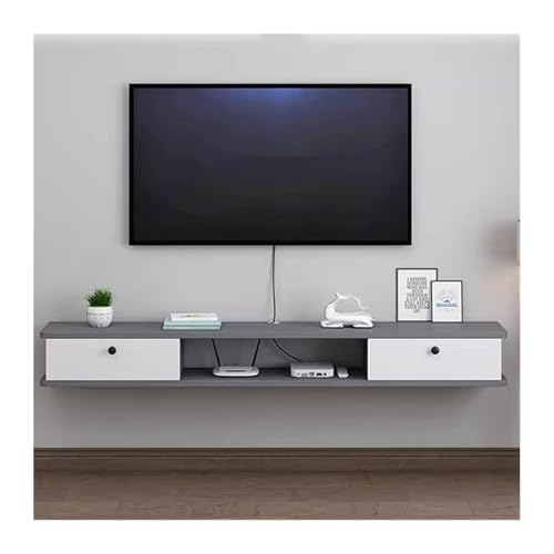 GLigeT TV Schrank Hängend Schwebender TV-Ständer mit Türen, 63'' schwebendes TV-Regal, Entertainment-Center for das Wohnzimmer TV Lowboard Hängend GLigeT TV Schrank Hängend Schwebender TV-Ständer mit Türen, 63'' schwebendes TV-Regal, Entertainment-Center for das Wohnzimmer TV Lowboard Hängend von GLigeT