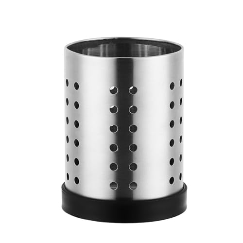 GLigeT Utensilienhalter Utensilienhalter Besteckhalter Abtropffläche Löffel Gabel Stäbchen Aufbewahrungskorb Edelstahl Rack-Home Küchengerät Besteckhalter von GLigeT