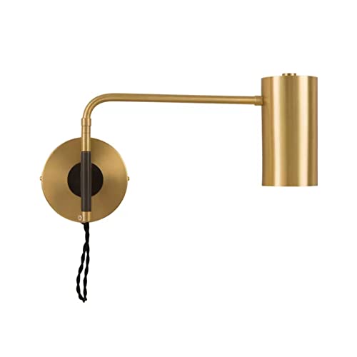 GLigeT Wandlampe Postmoderne, schlichte Wandlampe aus Kupfer, Retro-Veranda-Licht, luxuriöse Rocker-Lampe Wandleuchte Innen von GLigeT
