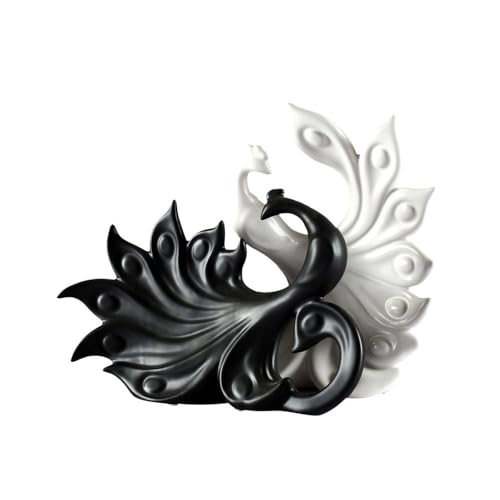 Tischdekoration Kreative dekorative Ornamente for den Fernsehschrank im Wohnzimmereingangsbereich, großes pfauenförmiges Keramikkunstwerk Abstrakte Skulptur Tischdekoration Kreative dekorative Ornamente for den Fernsehschrank im Wohnzimmereingangsbereich, großes pfauenförmiges Keramikkunstwerk Abstrakte Skulptur von GLigeT