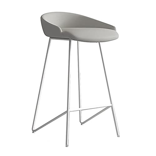Tresenhocker 30 "Zählerhöhe Barhocker in Kunstleder Modern Light Weight Industrial Metal Barhocker Barstuhl (Color : E) von GLigeT
