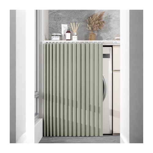 Schrankvorhänge für Küche, Kleiderschrank, Badezimmer, Staubdichter Staubdichter Vorhang für Regal, Schrankvorhang, Schrank Vorhang Zum Schieben mit Gleitschienen für Küche, Schränke, Waschmaschinen(G Schrankvorhänge für Küche, Kleiderschrank, Badezimmer, Staubdichter Staubdichter Vorhang für Regal, Schrankvorhang, Schrank Vorhang Zum Schieben mit Gleitschienen für Küche, Schränke, Waschmaschinen(G von GLikur