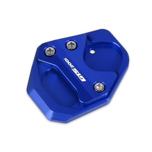 Eskalieren Für SYM CRUISYM300 GTS300i Joymax GTS 300 300i Ständer Fuß Seitenständer Verlängerungspolster Stützplatte Vergrößern Ständer(Blau) von GMBAIH