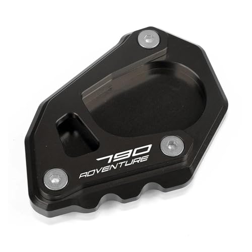 GMBAIH Eskalieren Für 790 Adventure 790 Abenteuer RS ​​2019-2021 Kickstand Fuß Seite Stand Platte Pad Unterstützung Vergrößern Erweiterung(Black a) von GMBAIH