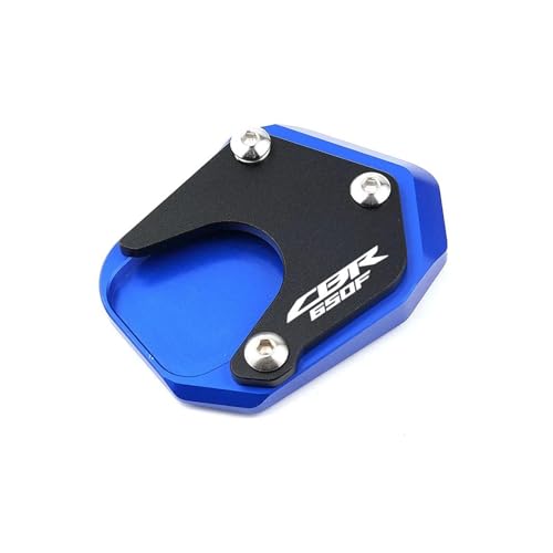 GMBAIH Eskalieren Für CB650R CBR 650R CB650F CBR650F 2014-2017 2018-2022 Seitenständer-Verlängerungspad Kickstand-Vergrößerer(Blue CBR650F) von GMBAIH