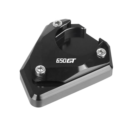 GMBAIH Eskalieren Für CFMOTO 400NK 650NK 400GT 650GT 2022 2023 Seitenständer Vergrößern CNC-Aluminium-Ständerverlängerungsunterstützung(Black c) von GMBAIH