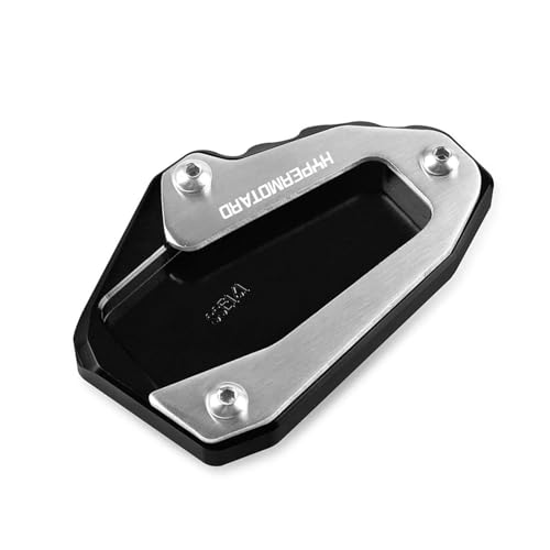 GMBAIH Eskalieren Für Ducati Hypermotard 796 950 Hyperstrada 821 939 Supersport 939 Seitenständervergrößerer Ständervergrößerungsplatte(Schwarz) von GMBAIH