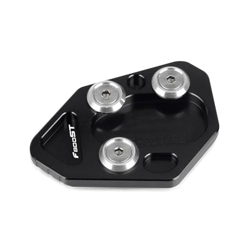 GMBAIH Eskalieren Für F800R F800S F800ST F800GT F800 R/S/ST/GT HP2 Sport Seitenständer Ständerverlängerung Stützplatte Vergrößerungspads(Black c) von GMBAIH