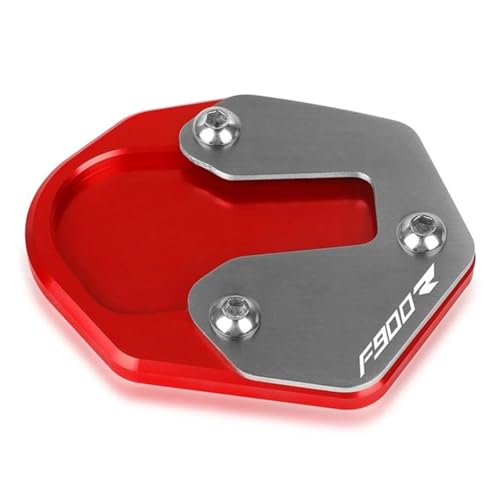 GMBAIH Eskalieren Für F900XR F900R F 900XR 900R F900 R XR 2019-2021 CNC Fuß Seitenständer Verlängerungspolster Stützplatte Vergrößern Ständer(Red) von GMBAIH