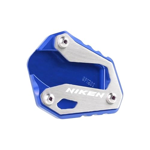 GMBAIH Eskalieren Für NIKEN NIKEN GT 2018-2023 MT03 MT-03 2016-2023 Kickstand Seitenständer Vergrößern Verlängerungspolster Stützplatte(Blau) von GMBAIH