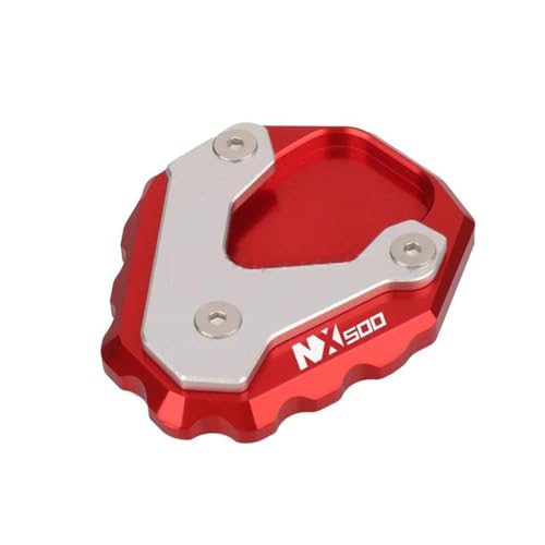 GMBAIH Eskalieren Für NX400 NX500 NX 400 500 2023-2025 Kickstand Fuß Seite Stehen Verlängerung Pad Unterstützung Platte Vergrößern Stand(Red b) von GMBAIH
