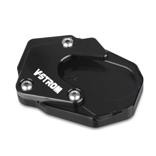 GMBAIH Eskalieren Für VSTROM 800DE 1050DE V-Storm 800 1050 DE 2023-2025 S1000F Teile Ständer Verlängerung Platte Seite Stehen Vergrößerungs Pad(Black b) von GMBAIH