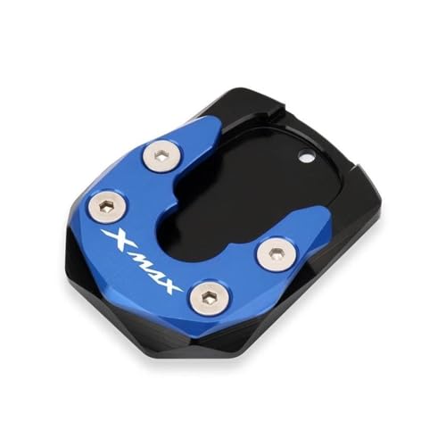 GMBAIH Eskalieren Für XMAX300 Xmax 300 X-MAX300 2023 2024 Ständer Seitenständer Verlängerung Vergrößerungspolster Seitenhalterung(Blue b) von GMBAIH