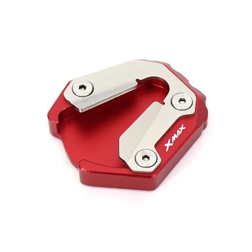 GMBAIH Eskalieren Für XMAX300 Xmax300 Xmax 300 X-MAX300 2021-Ständer Fuß Seite Stehen Verlängerung Pad Unterstützung Platte(Red) von GMBAIH
