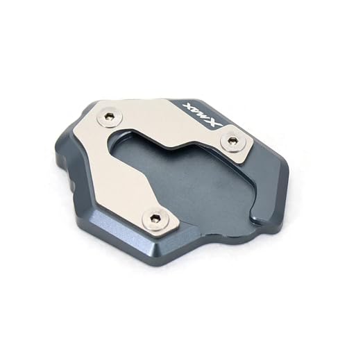 GMBAIH Eskalieren Für Xmax X-MAX 300 XMAX300 2021 2022- Ständer Seite Stehen Erweiterung Vergrößerer Pad Seite Halterung(Gray) von GMBAIH