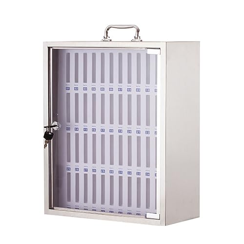 GMBAYUE Handy-Aufbewahrungsschrank, Handy Transparent Türschloss Box, Handy-Aufbewahrung mit Griff for Klassenzimmer, Büro, Krankenhaus, Fitnessstudio(40x19x49cm) von GMBAYUE