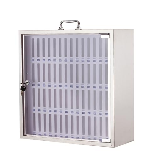 GMBAYUE Handy-Aufbewahrungsschrank, Handy Transparent Türschloss Box, Handy-Aufbewahrung mit Griff for Klassenzimmer, Büro, Krankenhaus, Fitnessstudio(48x19x49cm) von GMBAYUE