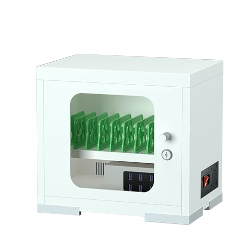 GMBAYUE Tragbare Handy-Ladestation, Wiederaufladbares Handy-Aufbewahrungsschrank, Telefon-Gefängnis, USB-Ladestation for Büros, Schulen und Veranstaltungen(37x26x33cm/15x10x13in) von GMBAYUE