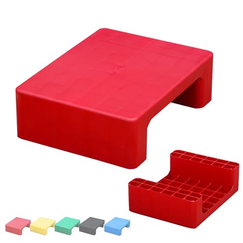 Kunststoffpaletten, Wasserdicht Lagerunterlage, Bodenpalette, Verschleißfeste Palette, Ausstellungspaletten for Fracht, Kartons, ölfässer, Gestelle, Boden(Red) von GMBAYUE