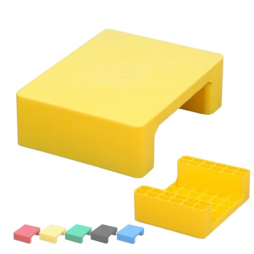 Kunststoffpaletten, Wasserdicht Lagerunterlage, Bodenpalette, Verschleißfeste Palette, Ausstellungspaletten for Fracht, Kartons, ölfässer, Gestelle, Boden(Yellow) von GMBAYUE