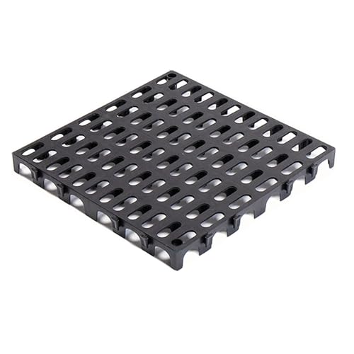 Leichte Kunststoffpalette, Verschachtelbare Aufbewahrungsgitter-Pads, Atmungsaktive Gitter-Lüftungs-Palette für Restaurantküchen, Geschäfte, Supermärkte, Keller, Lagerhallen(Gray,50x50cm/20x20in) Leichte Kunststoffpalette, Verschachtelbare Aufbewahrungsgitter-Pads, Atmungsaktive Gitter-Lüftungs-Palette für Restaurantküchen, Geschäfte, Supermärkte, Keller, Lagerhallen(Gray,50x50cm/20x20in) von GMBAYUE