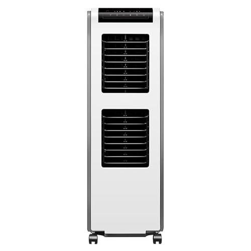 Luftkühler, 3 in 1 Verdunstungskühler, Luftbefeuchter, Industriekühler, 30L Wassertank, 3 Geschwindigkeiten, 7-Stunden-Timer, Wassermangel-Erinnerung für Zimmer, Schlafzimmer, Büro(38x38x115cm/15x15x4 Luftkühler, 3 in 1 Verdunstungskühler, Luftbefeuchter, Industriekühler, 30L Wassertank, 3 Geschwindigkeiten, 7-Stunden-Timer, Wassermangel-Erinnerung für Zimmer, Schlafzimmer, Büro(38x38x115cm/15x15x4 von GMBAYUE