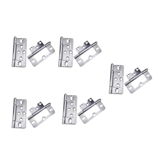 10 Stück praktische leise Türscharniere ohne Einsteckschloss erforderlich Leichtgängige Rotation für Schränke Kleiderschrank und Fenster Einfache Installation Scharniere 10 Stück praktische leise Türscharniere ohne Einsteckschloss erforderlich Leichtgängige Rotation für Schränke Kleiderschrank und Fenster Einfache Installation Scharniere von GMBYLBY