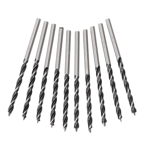 10pcs/Set Metallbohrer Bit 3mm 3 Mm Kohlenstoffstahl Mikro Drehbohrschnecke Für Elektrische Werkzeugzubehör Werkzeuge Hochfestes Holz von GMBYLBY