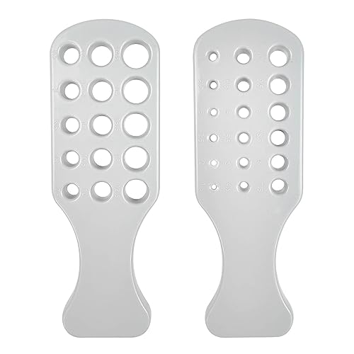 2pcs Plastikdraht Ziehplatte Drawplate Runde Löcher Metall Schmuck Werkzeug Dekorationen Zubehör Plastikplatte von GMBYLBY