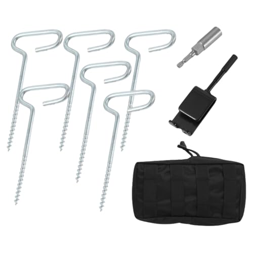 9 x Metall-Heringe, Nägel, Heringe, Schnee, Outdoor, Camping, für Bergsteigen und Angeln 9 x Metall-Heringe, Nägel, Heringe, Schnee, Outdoor, Camping, für Bergsteigen und Angeln von GMBYLBY