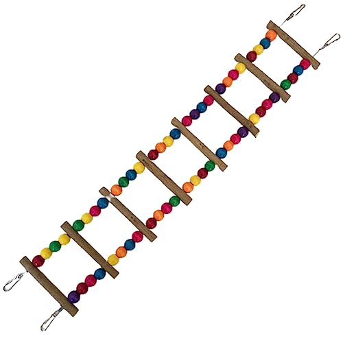 Bird Swing Toy Bird Hängende Leiter Holzleiterbrücke Spielzeug Papageiklettern Papageienschwang Holzbrücke Bird Swing Toy Bird Hängende Leiter Holzleiterbrücke Spielzeug Papageiklettern Papageienschwang Holzbrücke von GMBYLBY