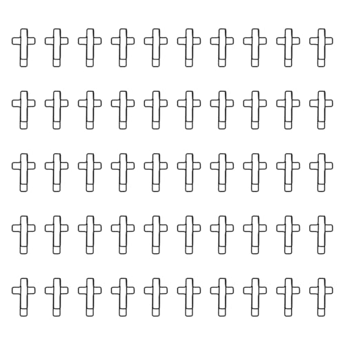 Büroklammern in Kreuzform, kleine Lesezeichen für Büro, 50 Stück von GMBYLBY