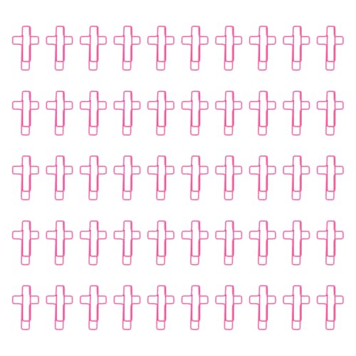 Büroklammern in Kreuzform, kleine Lesezeichen für Büro, 50 Stück von GMBYLBY