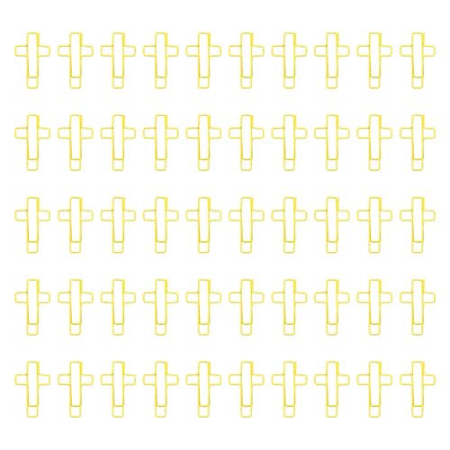 Büroklammern in Kreuzform, kleine Lesezeichen für Büro, 50 Stück von GMBYLBY