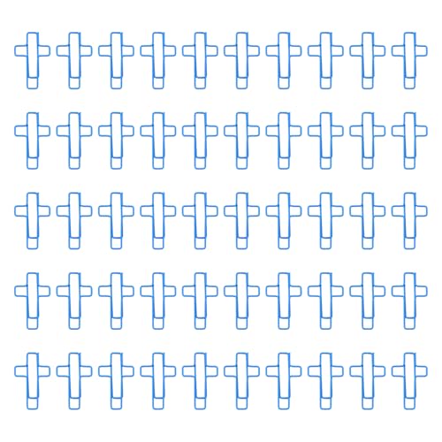 Büroklammern in Kreuzform, kleine Lesezeichen für Büro, 50 Stück von GMBYLBY