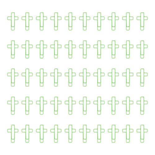 Büroklammern in Kreuzform, kleine Lesezeichen für Büro, 50 Stück von GMBYLBY